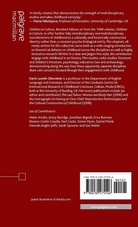 Produktbild: Children in Culture, Revisited