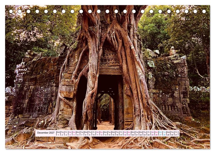 Produktbild: Silent Heart of Asia (Desk Calendar 2027 DIN A5 landscape), CALVENDO 12 Month DeskCalendar