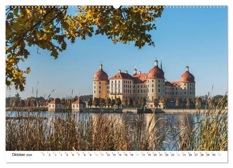 Produktbild: Sachsen (hochwertiger Premium Wandkalender 2026 DIN A2 quer), Kunstdruck in Hochglanz