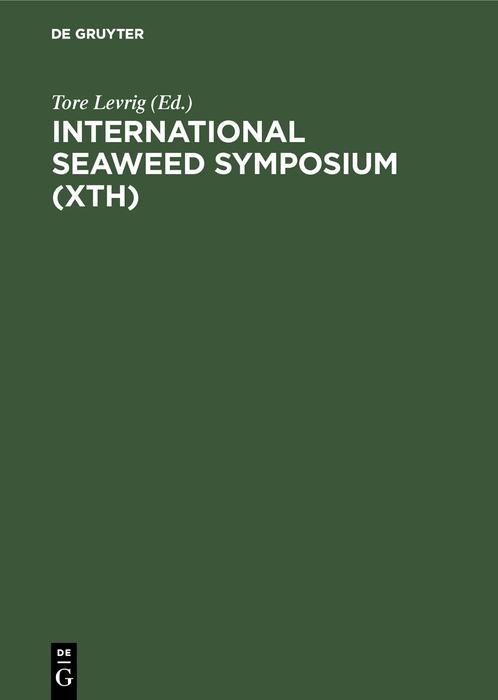 Produktbild: International Seaweed Symposium (Xth)