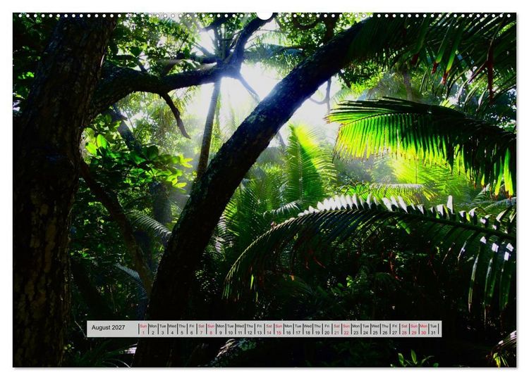 Produktbild: Aloha Spirit &ndash; The Magic of Hawaii (High Quality Premium Wall Calendar 2027 DIN A2 landscape),CALVENDO 12 Month Wall Calendar