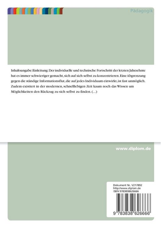 Produktbild: Formen und M&ouml;glichkeiten der Entspannung mit Kindern als Wege zu Pr&auml;vention und Intervention im Sozialverhalten