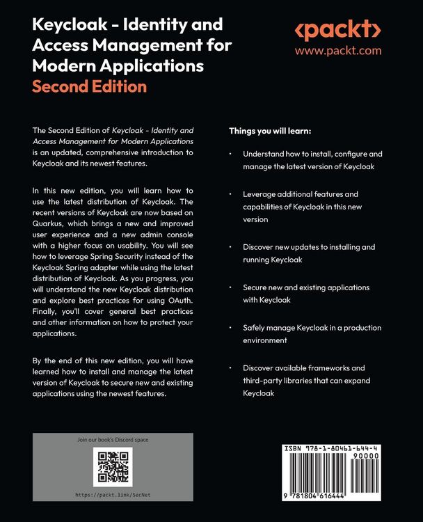 Produktbild: Keycloak - Identity and Access Management for Modern Applications - Second Edition
