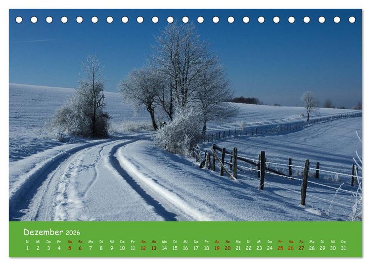 Produktbild: Bergisches Land (Tischkalender 2026 DIN A5 quer), CALVENDO Monatskalender