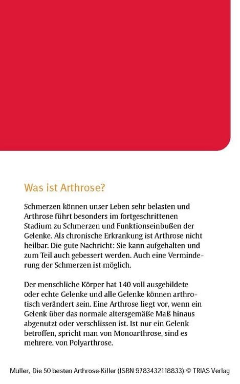 Produktbild: Die 50 besten Arthrose-Killer