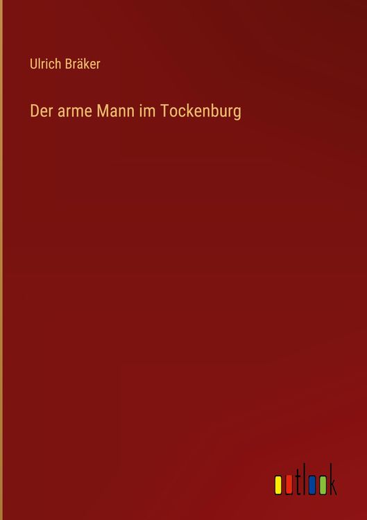 Produktbild: Der arme Mann im Tockenburg