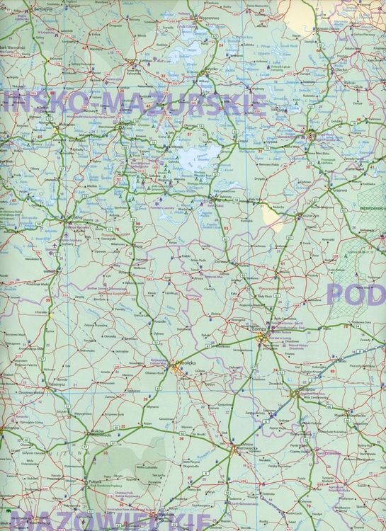 Produktbild: Warsaw / Poland East 1:9 000
