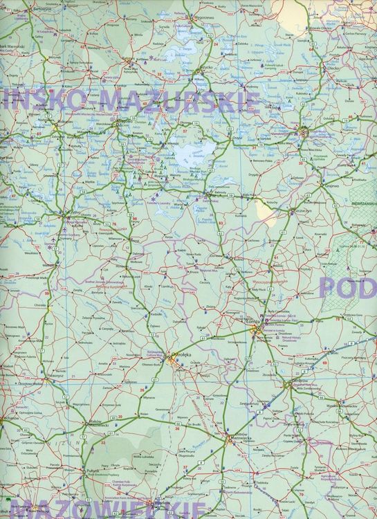 Produktbild: Warsaw / Poland East 1:9 000