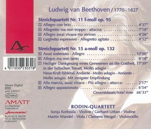 Produktbild: Streichquartette op.95 & 132