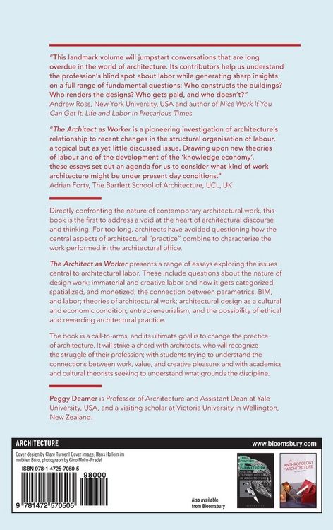 Produktbild: The Architect as Worker