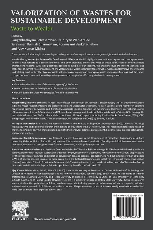 Produktbild: Valorization of Wastes for Sustainable Development