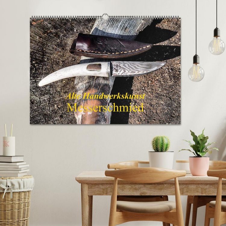 Produktbild: Alte Handwerkskunst Messerschmied (Wandkalender 2027 DIN A2 quer), CALVENDO Monatskalender
