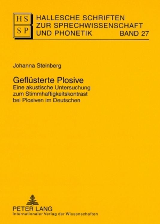 Produktbild: Gefl&uuml;sterte Plosive