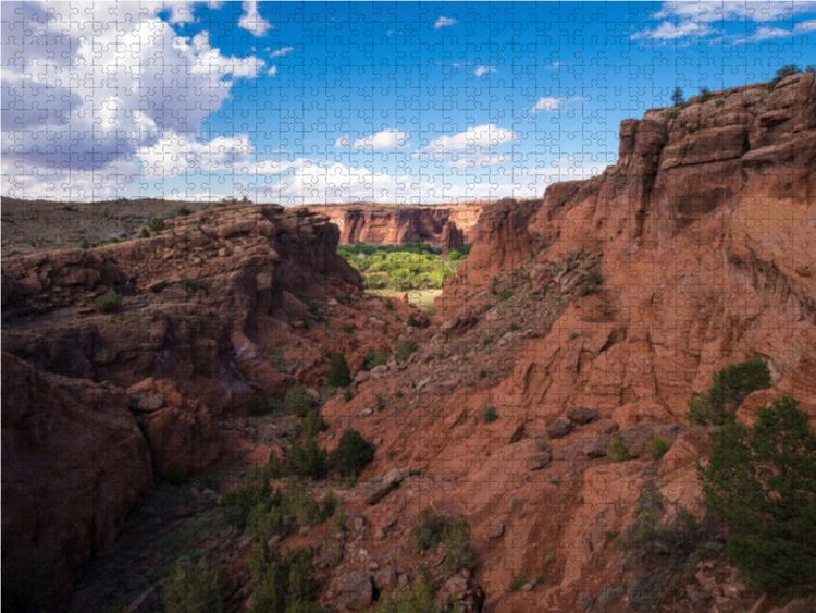 Produktbild: CALVENDO Puzzle Canyon de Chelly | 1000 Teile Lege-Gr&ouml;&szlig;e 64x48cm Foto-Puzzle f&uuml;r gl&uuml;ckliche Stunden