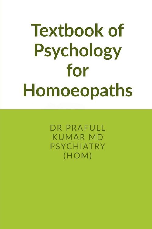 Produktbild: Textbook of Psychology for Homoeopaths