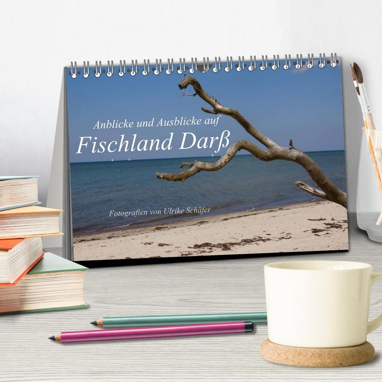 Produktbild: Anblicke und Ausblicke auf Fischland Dar&szlig; (Tischkalender 2026 DIN A5 quer), CALVENDO Monatskalender