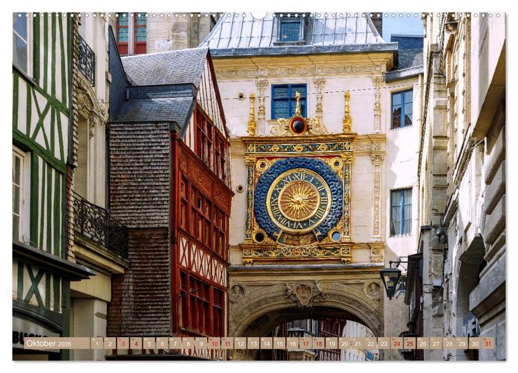Produktbild: Normandie. Poesie in Frankreichs Norden (Wandkalender 2026 DIN A2 quer), CALVENDO Monatskalender