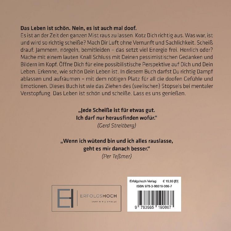 Produktbild: Das Leben ist sch&ouml;n scheisse.