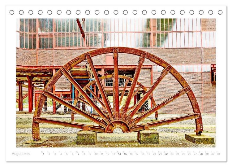 Produktbild: Zeche Zollverein. Weltkulturerbe. (Tischkalender 2027 DIN A5 quer), CALVENDO Monatskalender