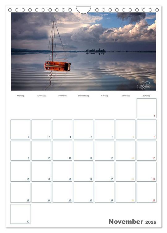 Produktbild: Am Steinhuder Meer / Planer (Wandkalender 2026 DIN A4 hoch), CALVENDO Monatskalender
