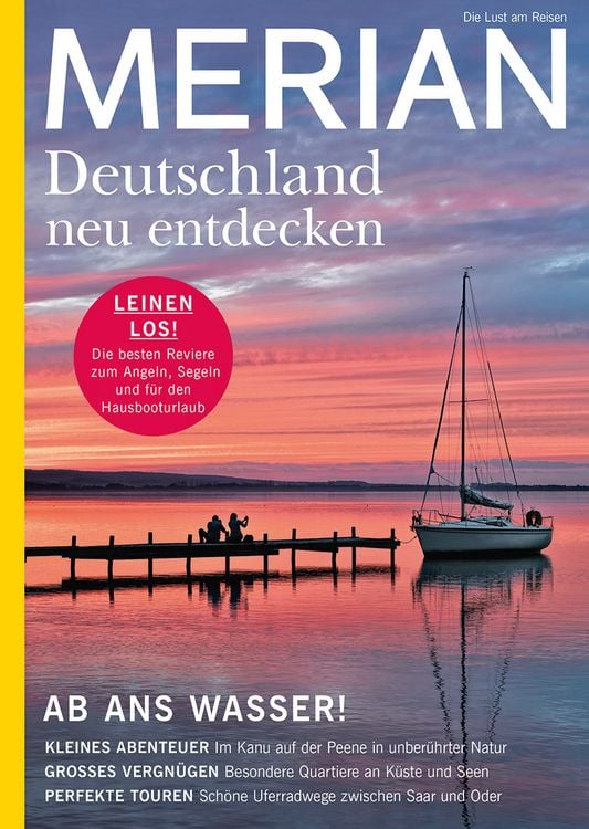 Produktbild: MERIAN Magazin Deutschland neu entdecken / Ab ans Wasser 08/21