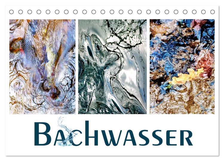 Produktbild: Bachwasser (Tischkalender 2026 DIN A5 quer), CALVENDO Monatskalender
