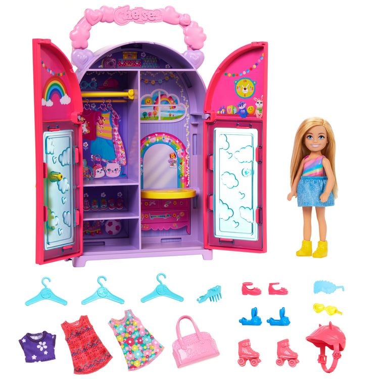 Produktbild: Barbie Chelsea Kleiderschrank Spielset