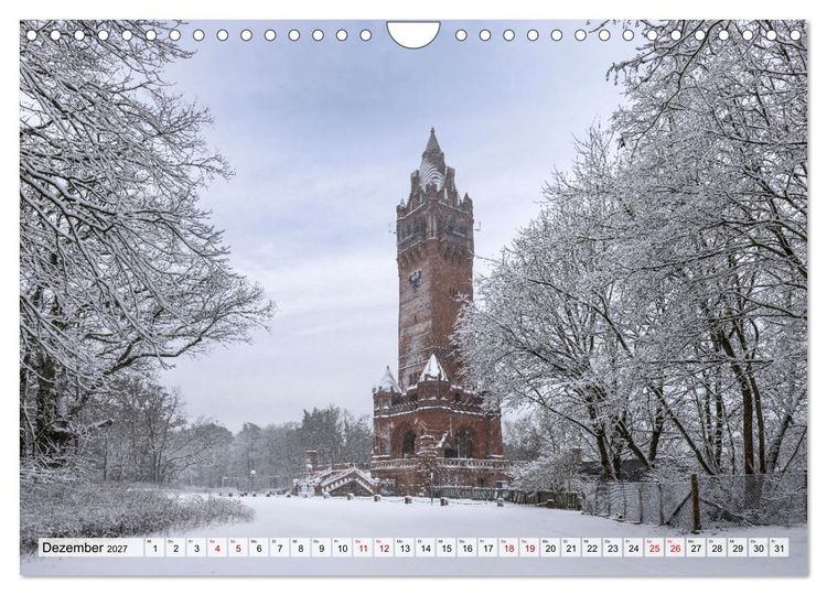 Produktbild: Berlin - Faszination bei Tag und Nacht (Wandkalender 2027 DIN A4 quer), CALVENDO Monatskalender