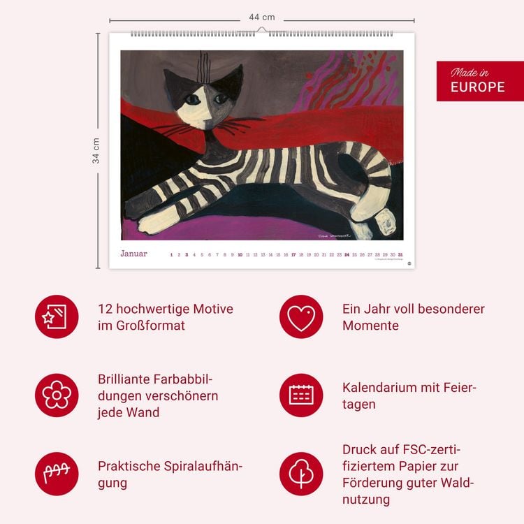Produktbild: Rosina Wachtmeister Posterkalender 2027