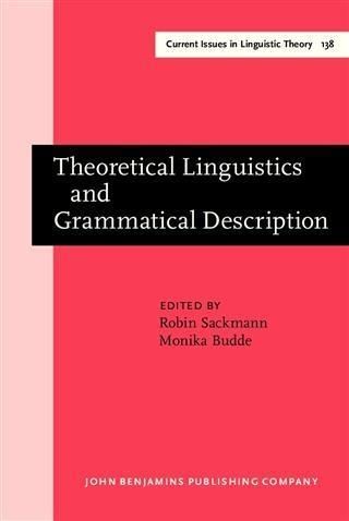 Produktbild: Theoretical Linguistics and Grammatical Description