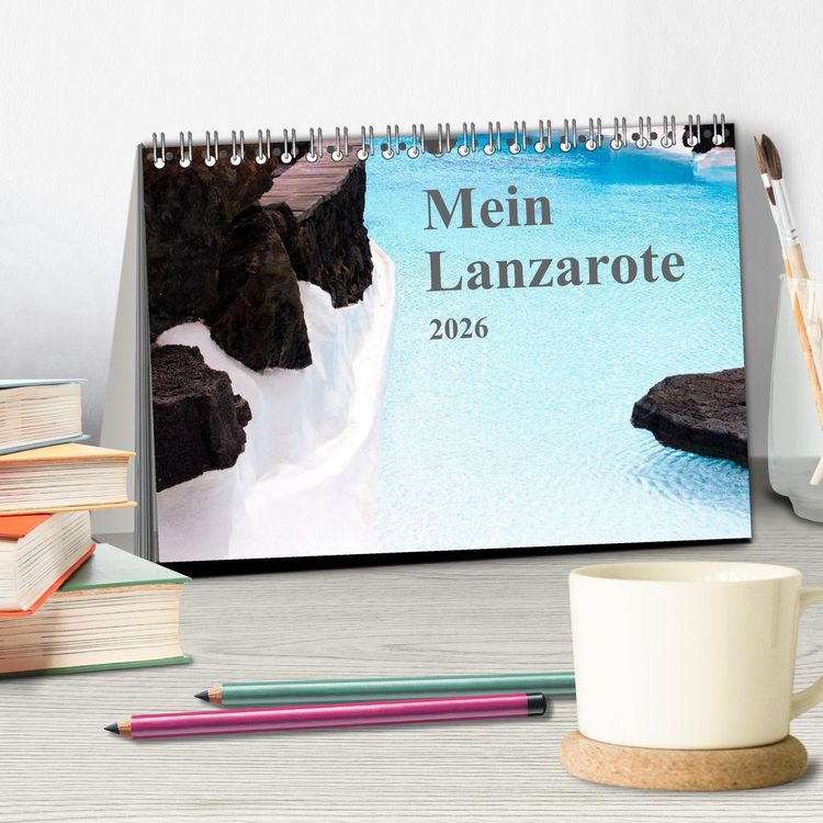 Produktbild: Mein Lanzarote (Tischkalender 2026 DIN A5 quer), CALVENDO Monatskalender