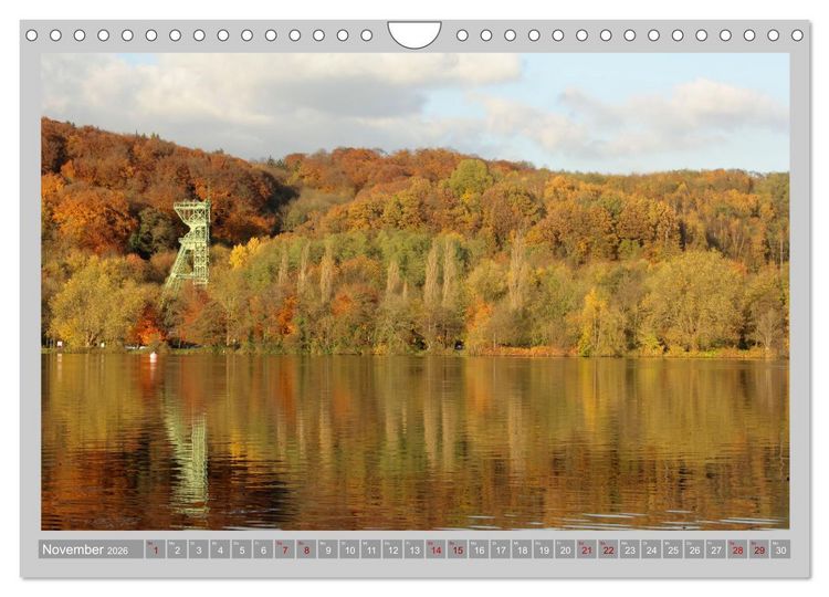 Produktbild: Baldeneysee - Oase der Ruhe (Wandkalender 2026 DIN A4 quer), CALVENDO Monatskalender