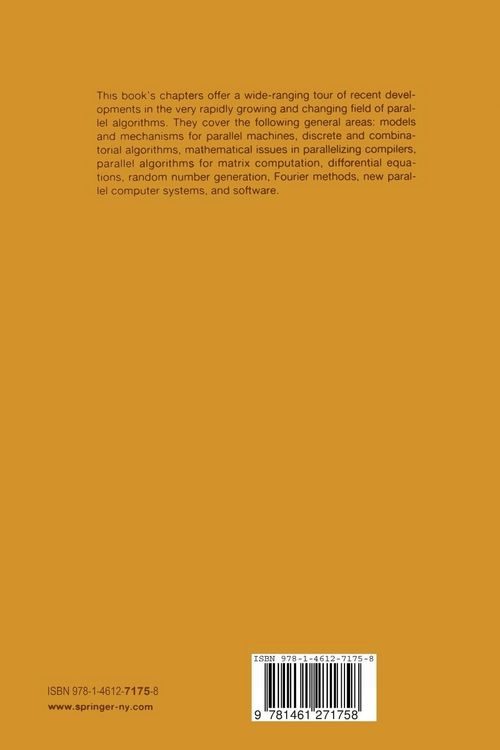 Produktbild: Algorithms for Parallel Processing