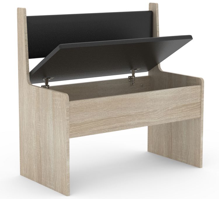 Produktbild: Holz Eckbank Sitzbank Bank Truhe Esal Breite 80 cm