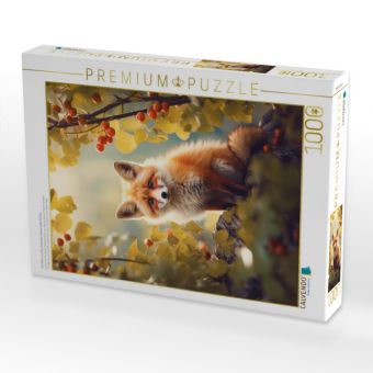 Produktbild: CALVENDO Puzzle Ein Motiv aus dem Kalender Zauberhafte F&uuml;chse | 1000 Teile Lege-Gr&ouml;&szlig;e 64x48cm Foto-Puzzle f&uuml;r gl&uuml;ckliche Stunden