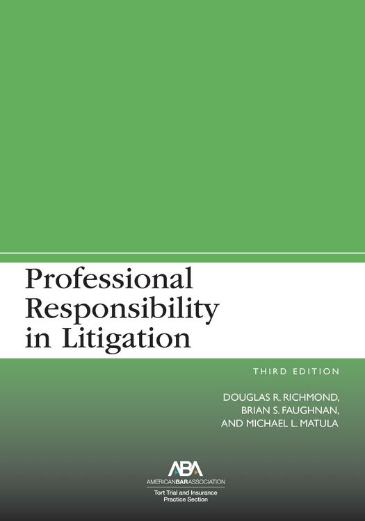 Produktbild: Professional Responsibility in Litigation, Third Edition