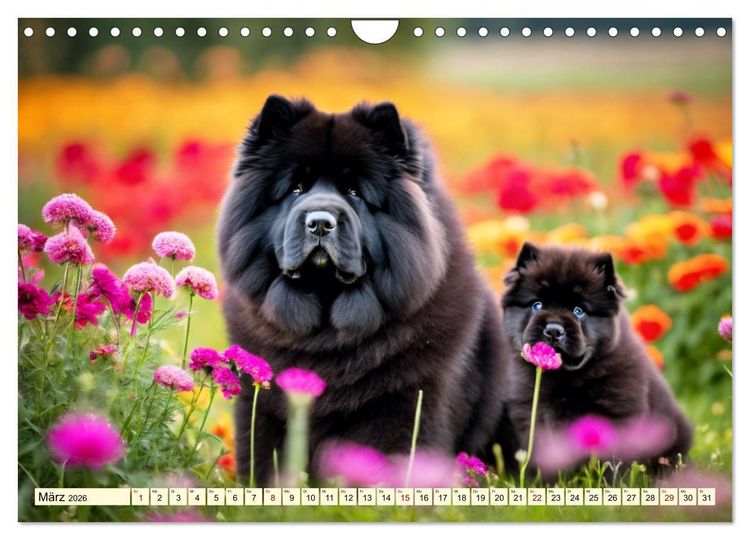 Produktbild: Chow Chow - der L&ouml;wenkopfhund (Wandkalender 2026 DIN A4 quer), CALVENDO Monatskalender