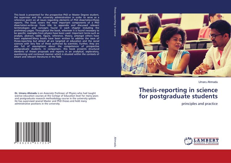 Produktbild: Thesis-reporting in science for postgraduate students