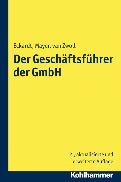 Produktbild: Der Gesch&auml;ftsf&uuml;hrer der GmbH