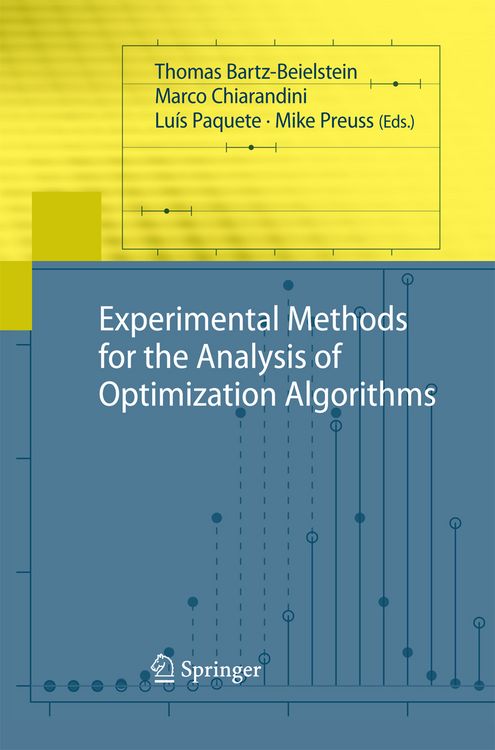 Produktbild: Experimental Methods for the Analysis of Optimization Algorithms