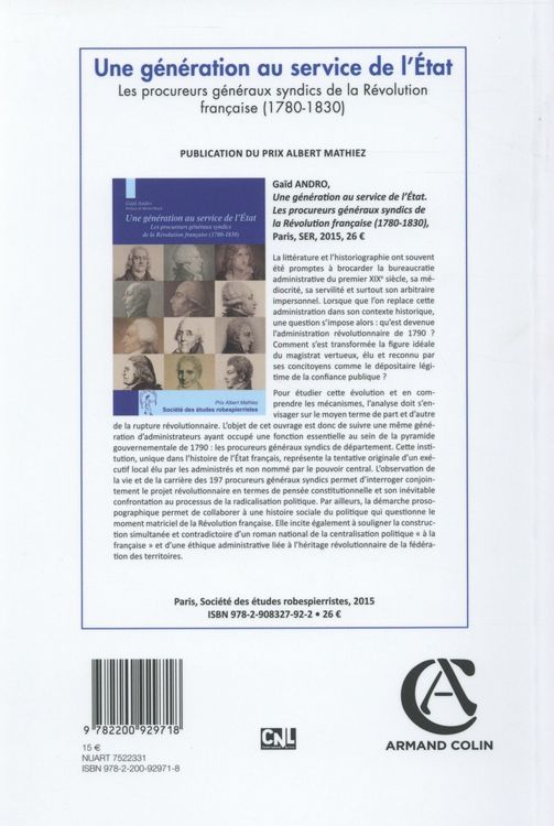 Produktbild: Annales historiques de la