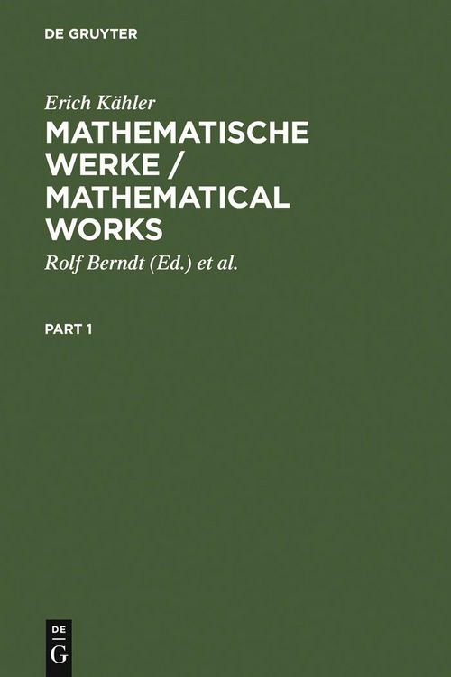 Produktbild: Mathematische Werke / Mathematical Works