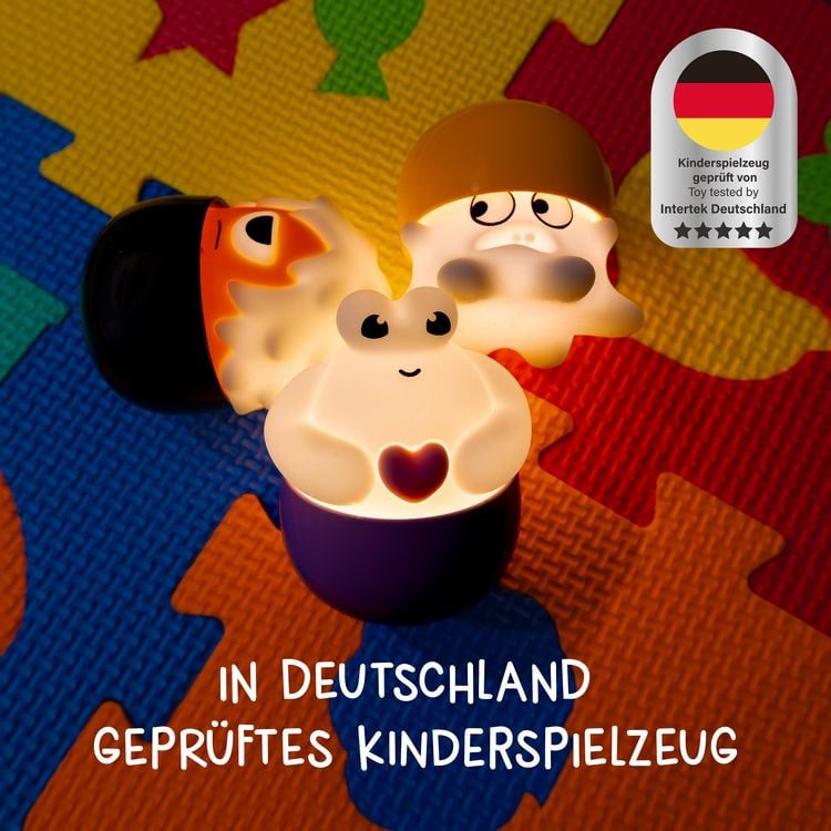 Produktbild: Eggys Mystery Lights Serie 2 Monster Akku Nachtlicht Blindbox mit Anh&auml;nger
