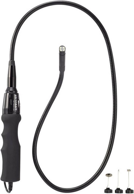 Produktbild: USB-Endoskop VOLTCRAFT BS-18HD/USB Sonden-&Oslash;: 8 mm Sonden-L&auml;nge: 88 cm Fokussierung, LED-Beleuchtung