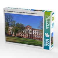 Produktbild: CALVENDO Puzzle Die 1419 gegr&uuml;ndete Universit&auml;t Rostock ist die &Auml;lteste im Ostseeraum | 1000 Teile Lege-Gr&ouml;&szlig;e 64x48cm Foto-Puzzle f&uuml;r gl&uuml;ckliche Stunden