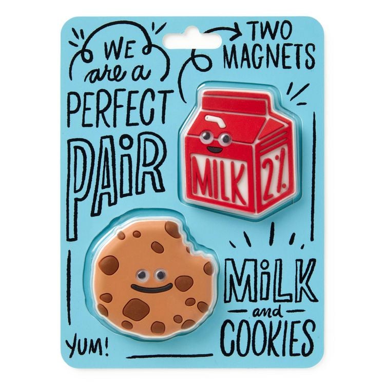 Produktbild: Cookies and Milk - A Perfect Pair Molded Magnet Set