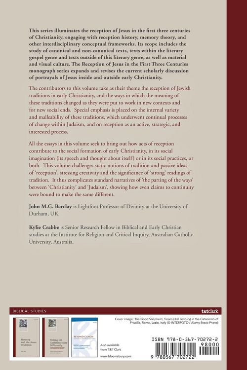 Produktbild: The Reception of Jewish Tradition in the Social Imagination of the Early Christians