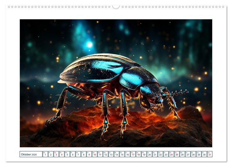 Produktbild: Magische Insekten (hochwertiger Premium Wandkalender 2026 DIN A2 quer), Kunstdruck in Hochglanz