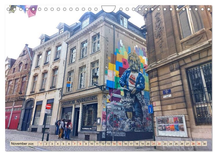 Produktbild: Br&uuml;ssel - Spannende Metropole (Wandkalender 2026 DIN A4 quer), CALVENDO Monatskalender