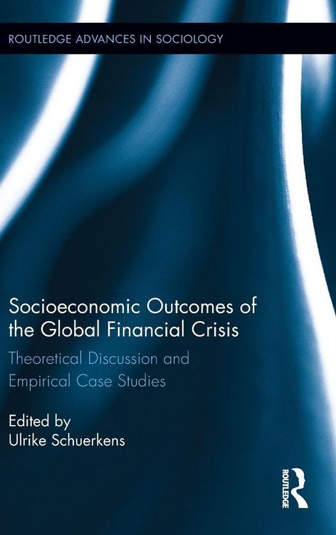 Produktbild: Socioeconomic Outcomes of the Global Financial Crisis